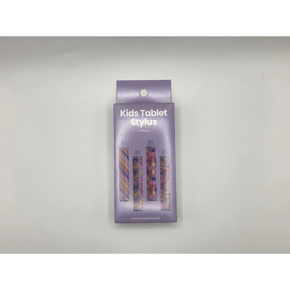 Kids Tablet Stylus Pen 4-Pack‎ Crayon Style for Tablets